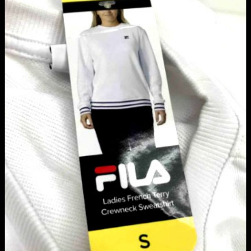 New Fila French Crewneck Sweater, S